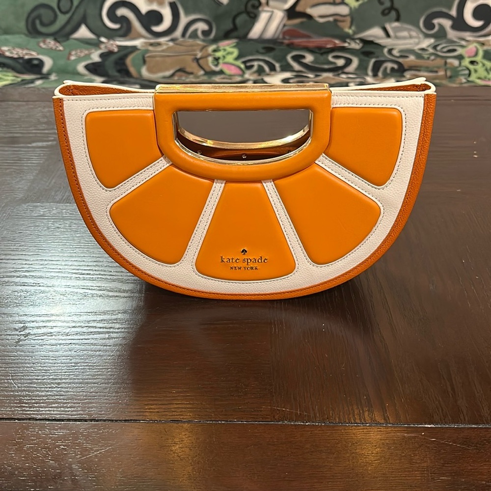 Kate Spade Luna Orange Slice Crossbody/Clutch